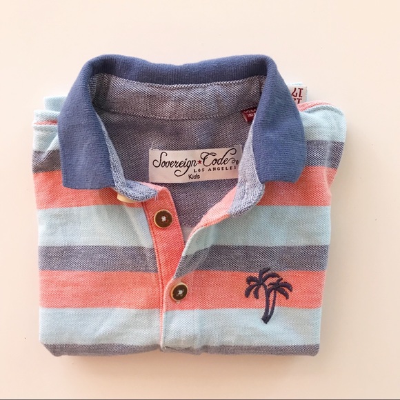 Sovereign Code Striped Polo Shirt - Picture 5 of 7